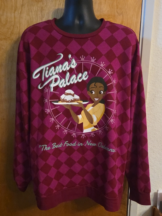 Disney Tops - NWT Disney The Princess And The Frog Tiana's Palace Crewneck Sweatshirt XL
